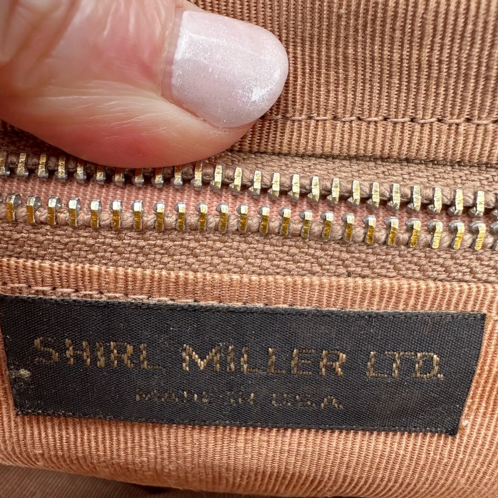 Red Leather Flap Envelope Bag by Shirl Miller Vintage‎ - Picture 6 of 7